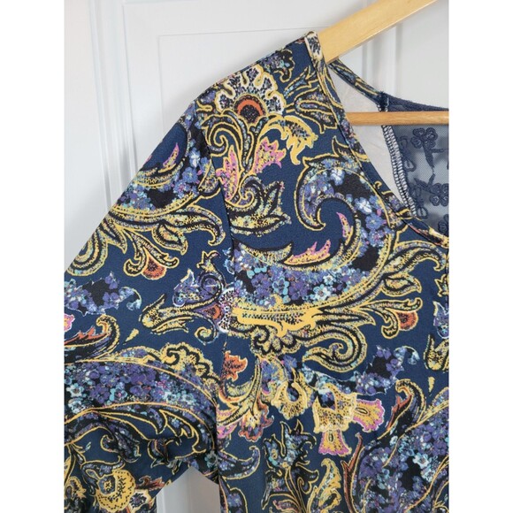 One World Plus Size Boho Maxi Dress Size 2X - Picture 2 of 9